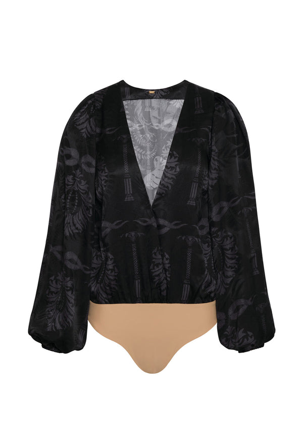 Sambale Jacquard Bodysuit / Black